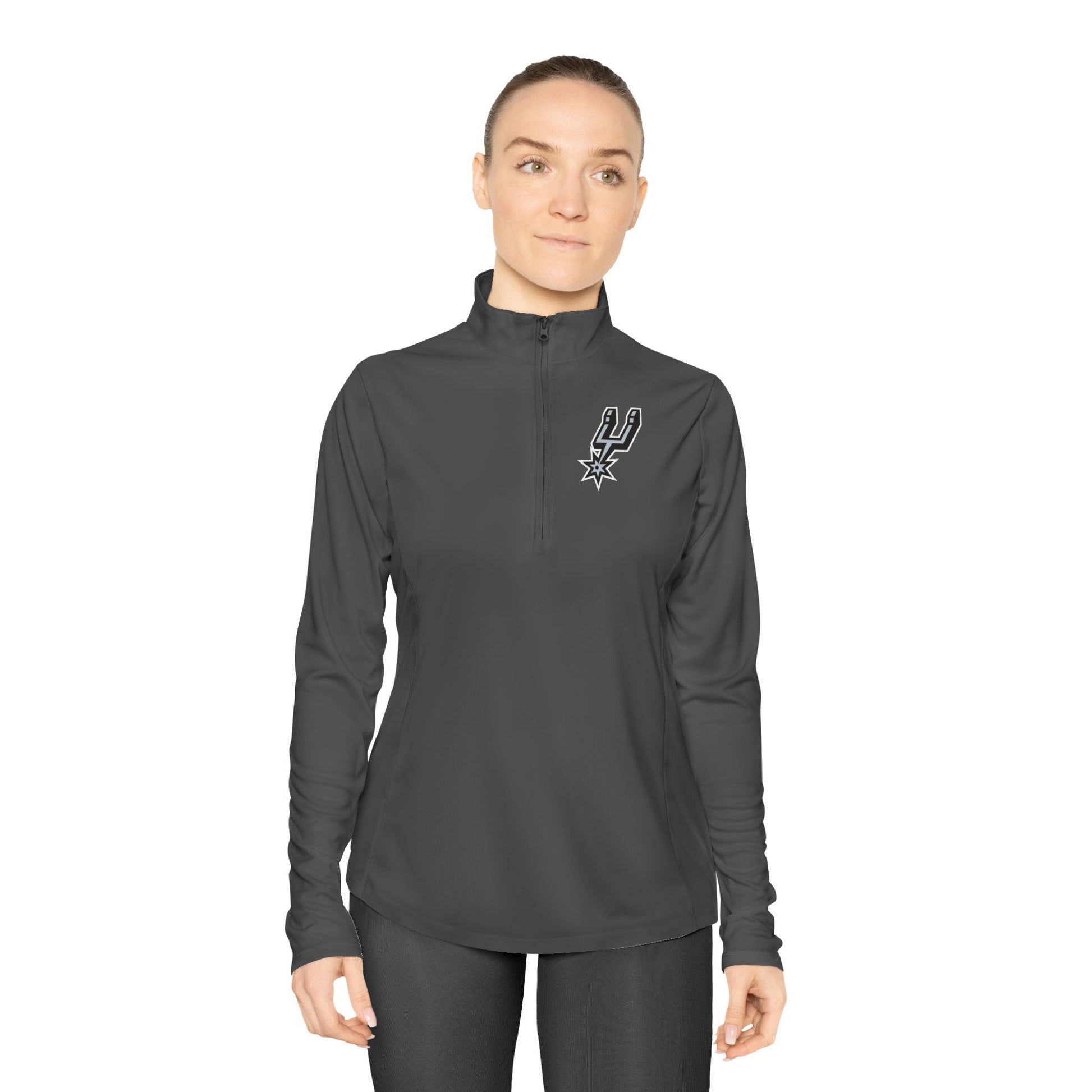 Spurs Ladies Quarter-Zip Pullover