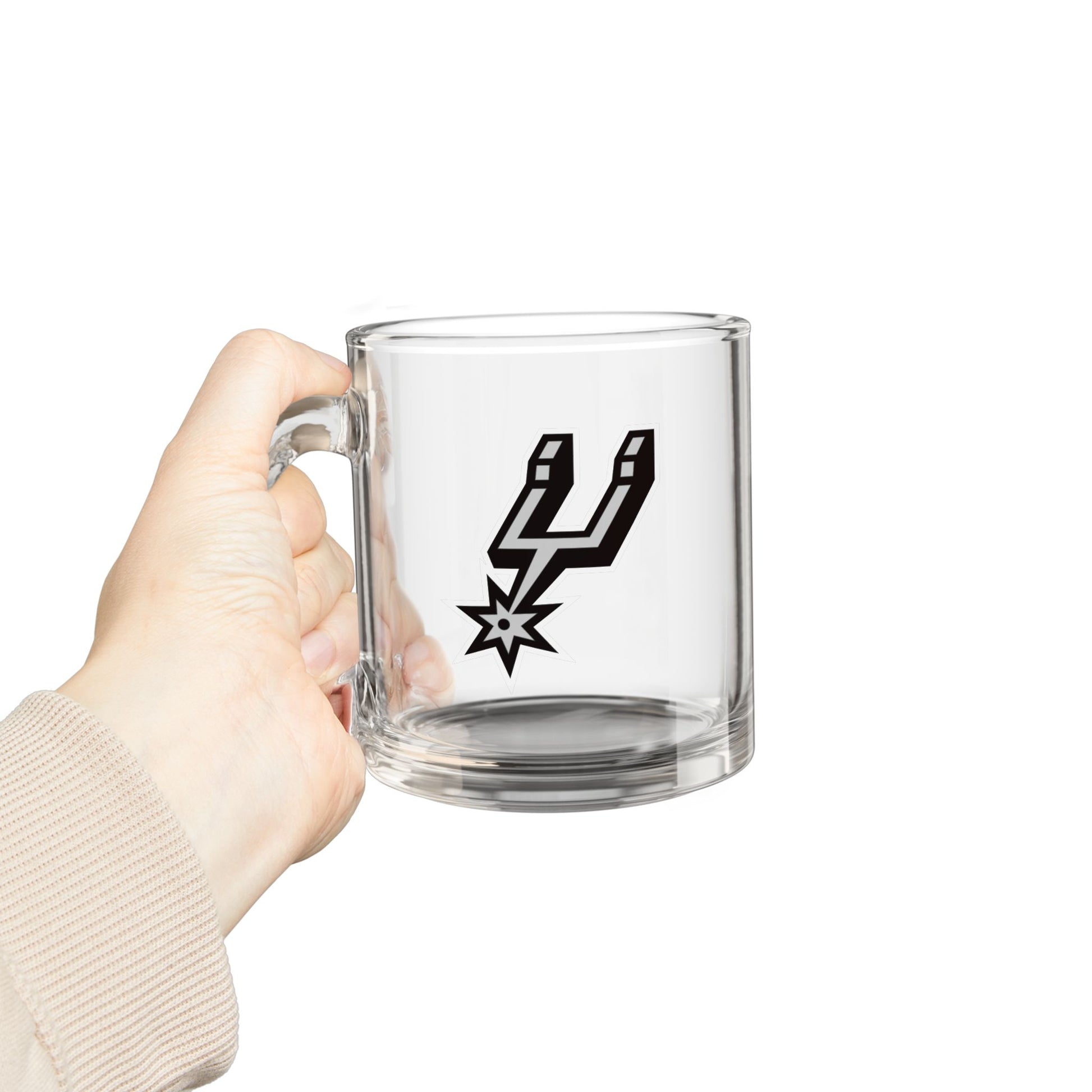 Spurs Glass Mug, 10oz