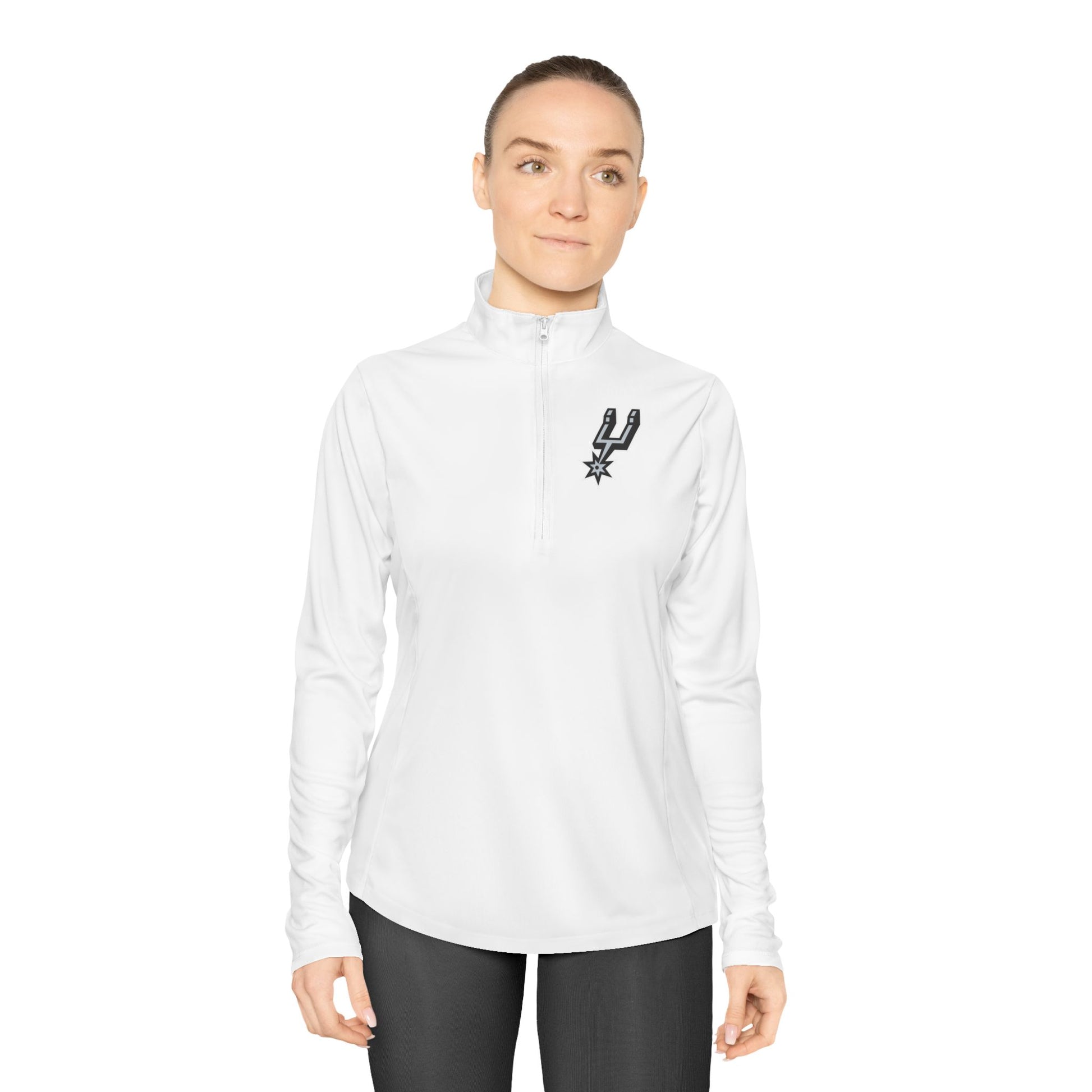 Spurs Ladies Quarter-Zip Pullover