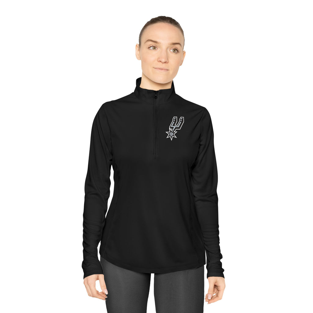 Spurs Ladies Quarter-Zip Pullover