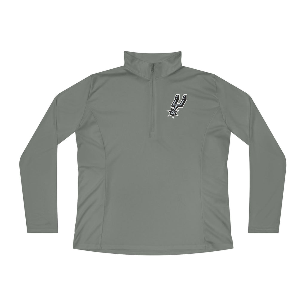 Spurs Ladies Quarter-Zip Pullover