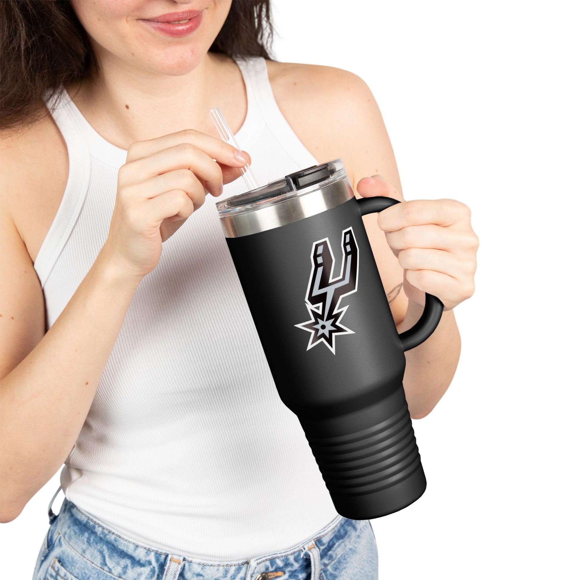 Spurs Insulated Travel Mug, 40oz