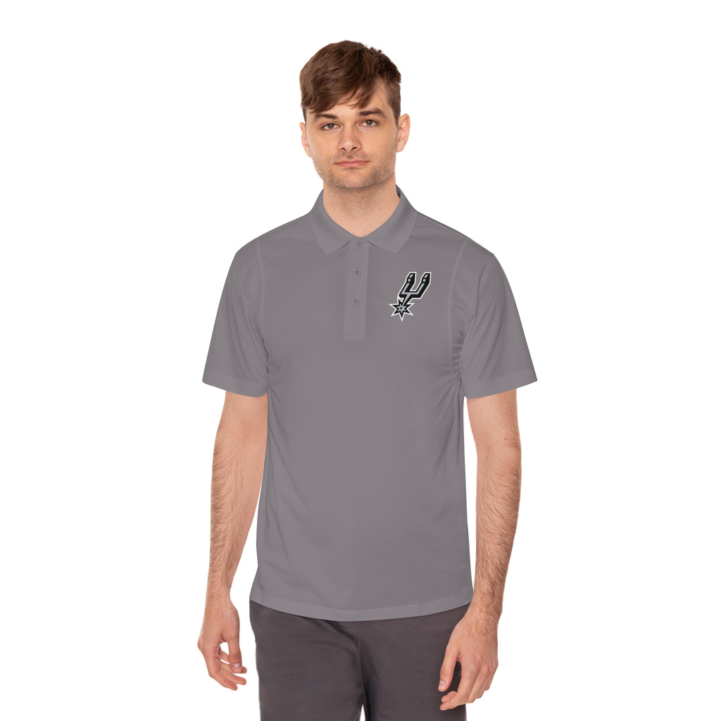 Spurs Men's Sport Polo Shirt (Embroidery)
