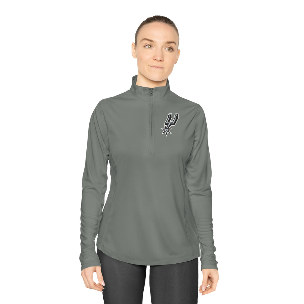 Spurs Ladies Quarter-Zip Pullover