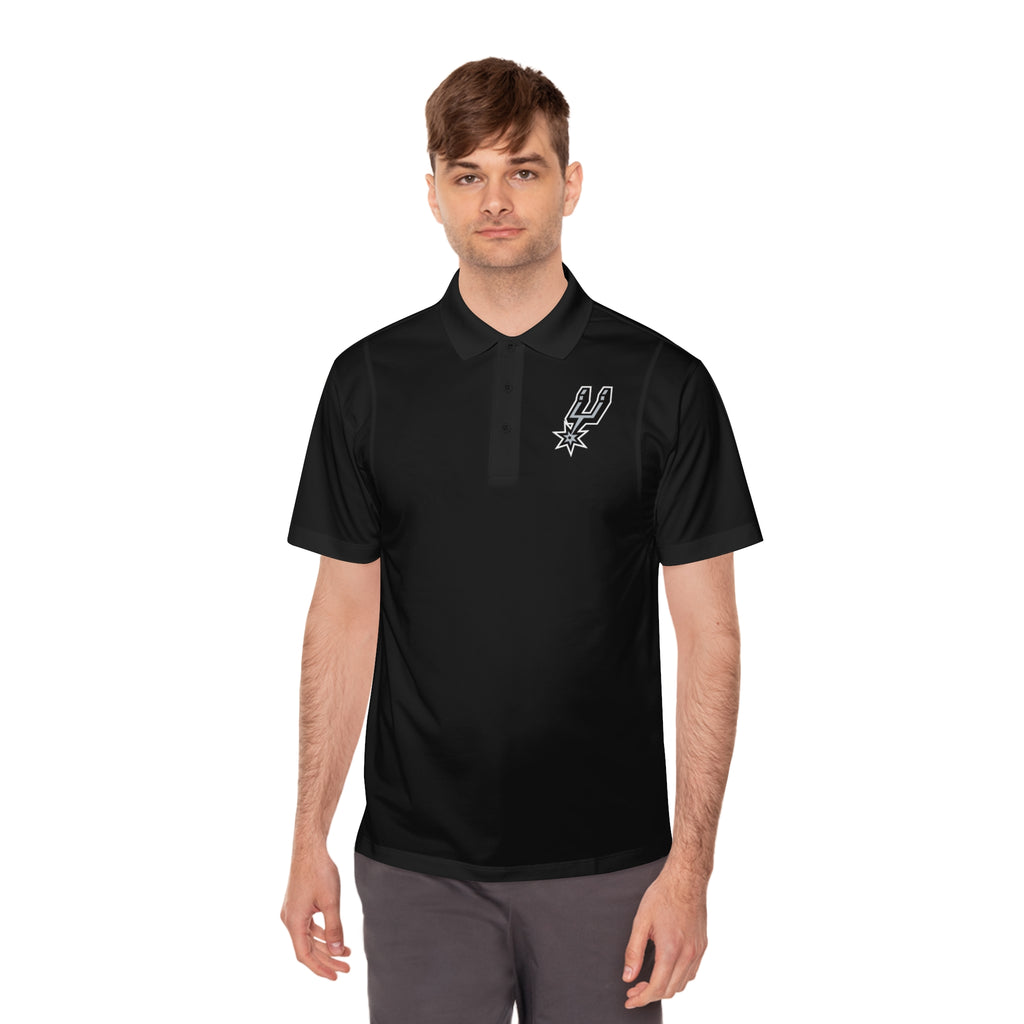 Spurs Men's Sport Polo Shirt (Embroidery)