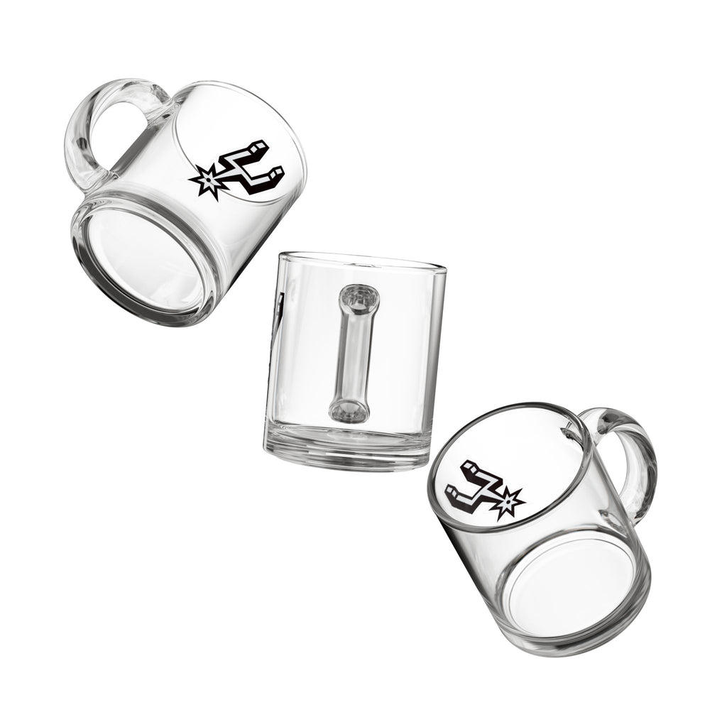 Spurs Glass Mug, 10oz