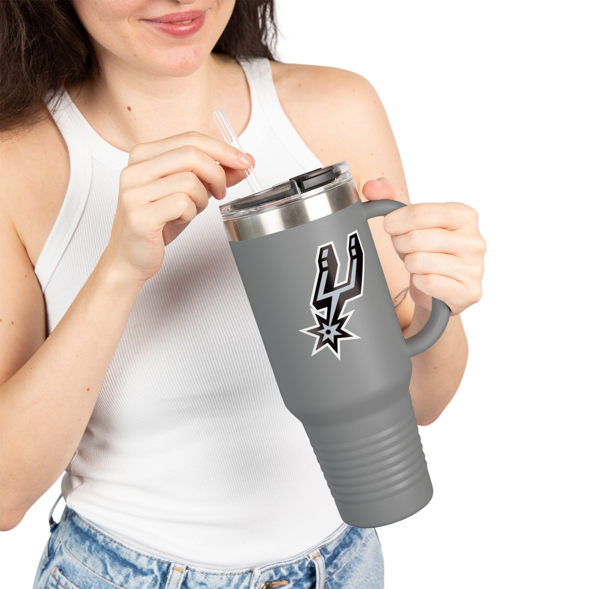 Spurs Insulated Travel Mug, 40oz